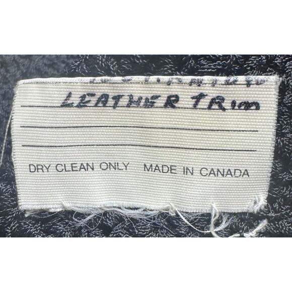 Vintage Norma Canada Sweater Women’s Size Small Style 1223 Leather Trim - Picture 11 of 12